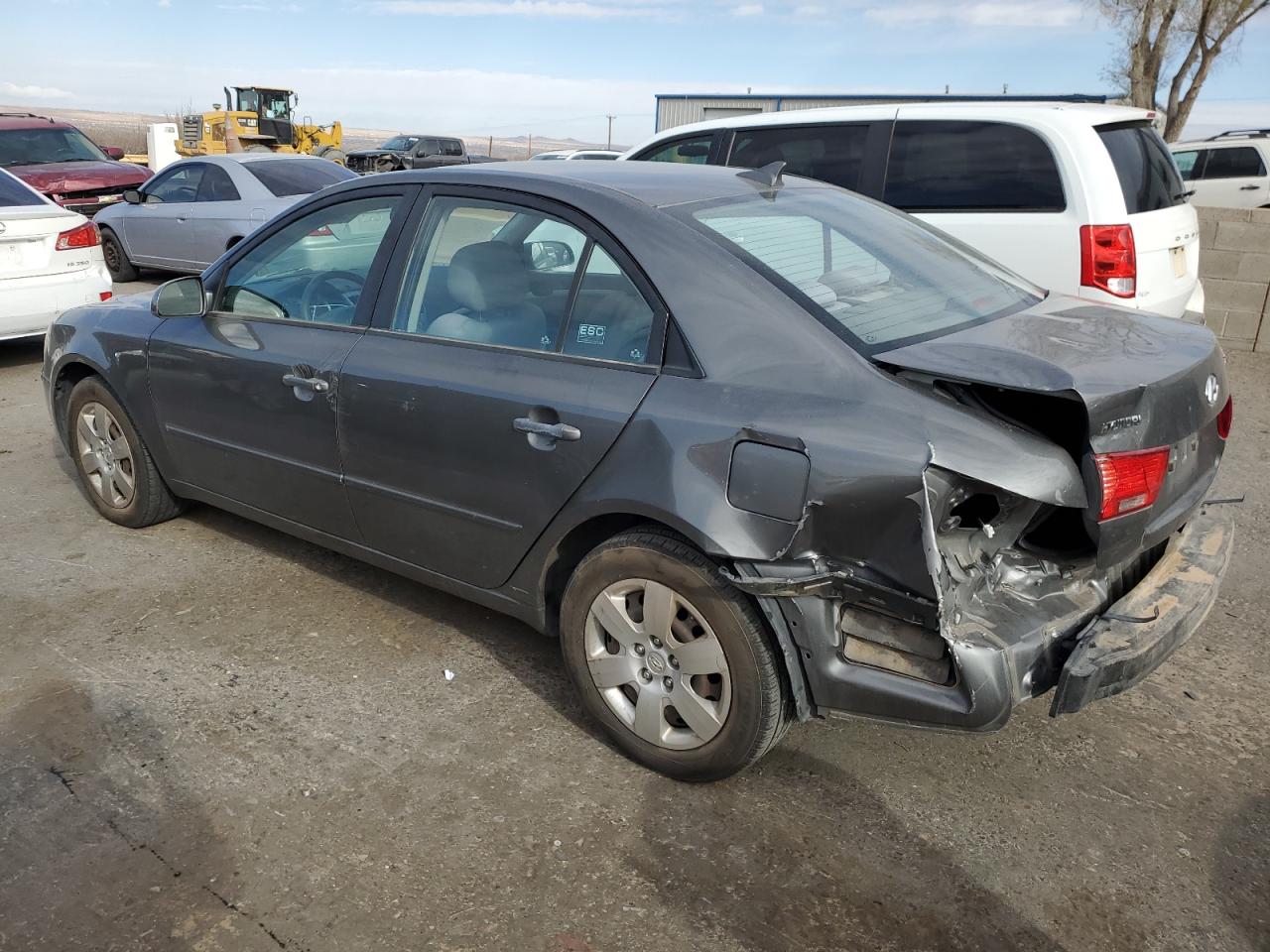 2010 Hyundai Sonata VIN 5NPET4AC7AH600693 Copart auction photo, rear end damage thumbnail 2