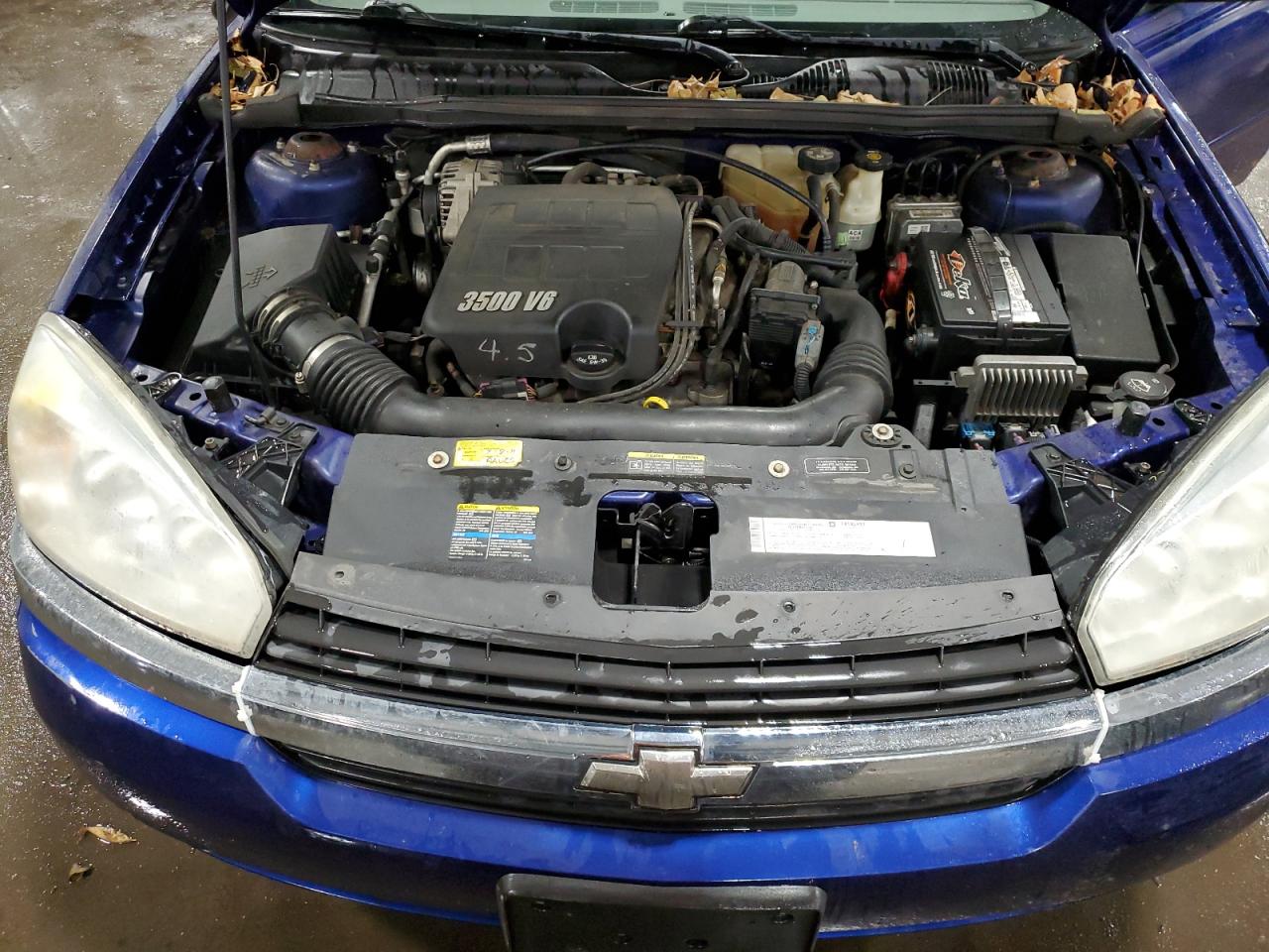 2005 Chevrolet Malibu VIN 1G1ZU54835F261418 Copart auction photo, rear end / front end damage thumbnail 11
