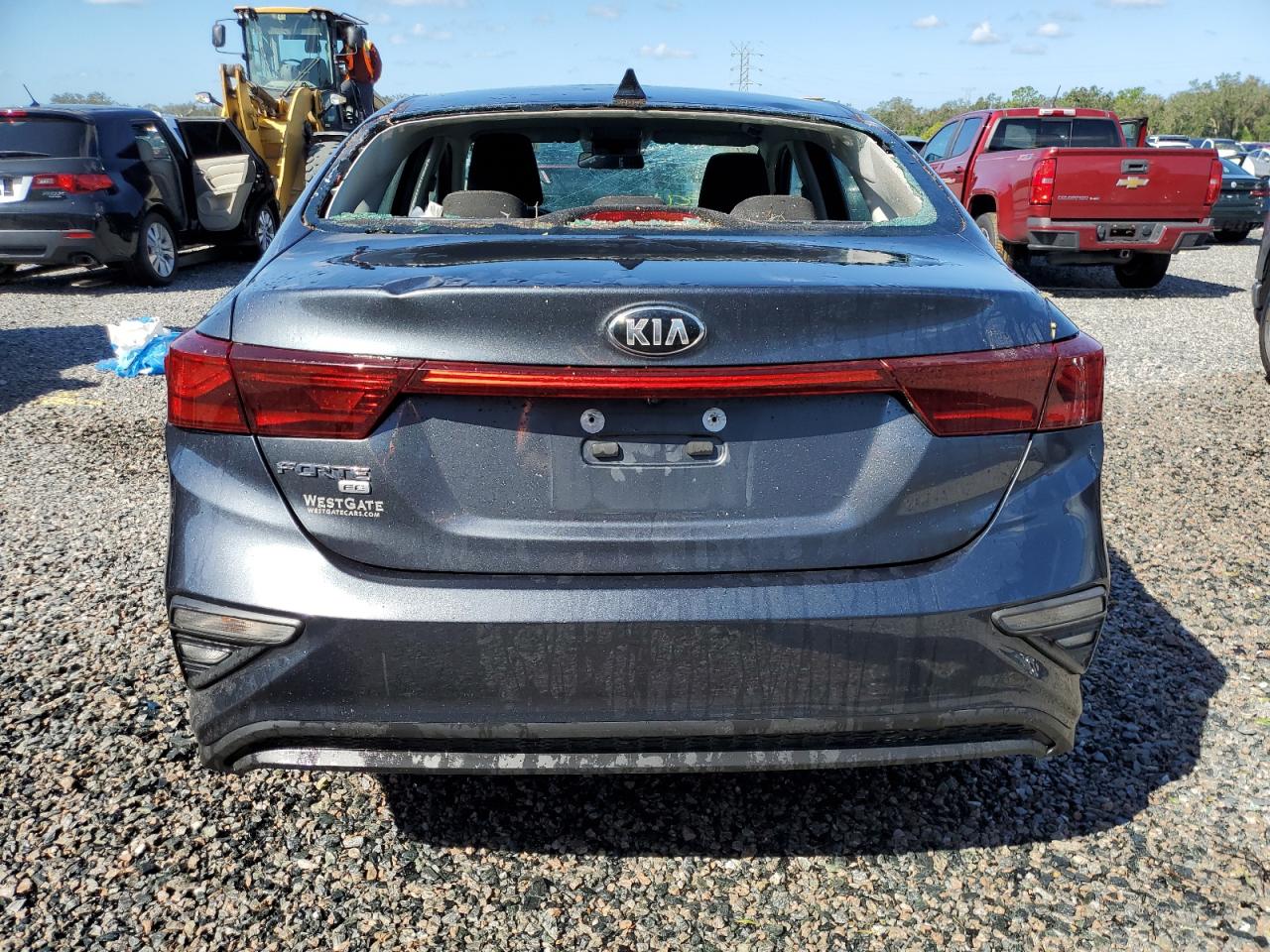 2021 KIA Forte VIN 3KPF24AD7ME364202 Copart auction photo, all over damage thumbnail 6
