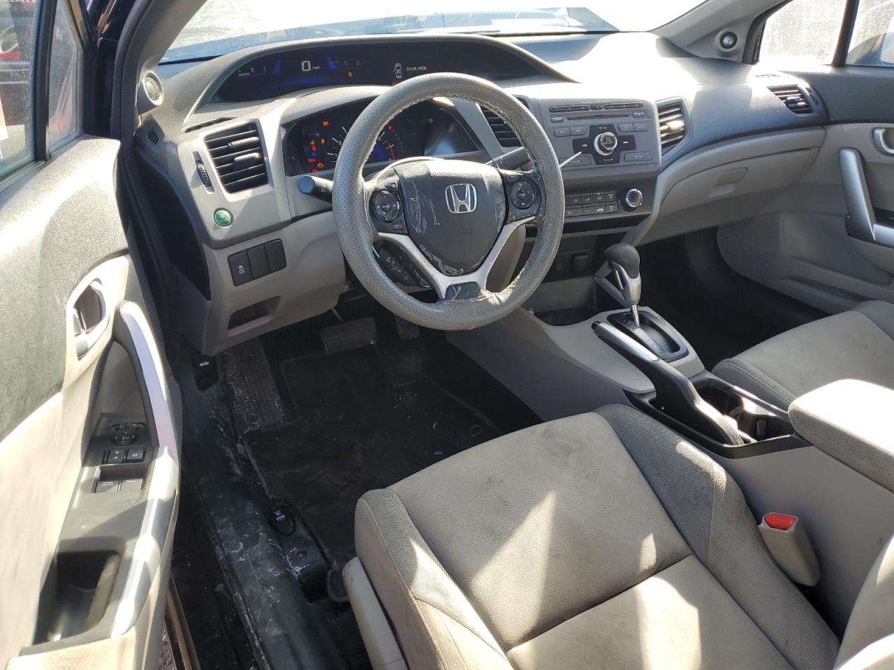 2012 Honda Civic VIN 2HGFG3B82CH549095 Copart auction photo, front end damage thumbnail 8