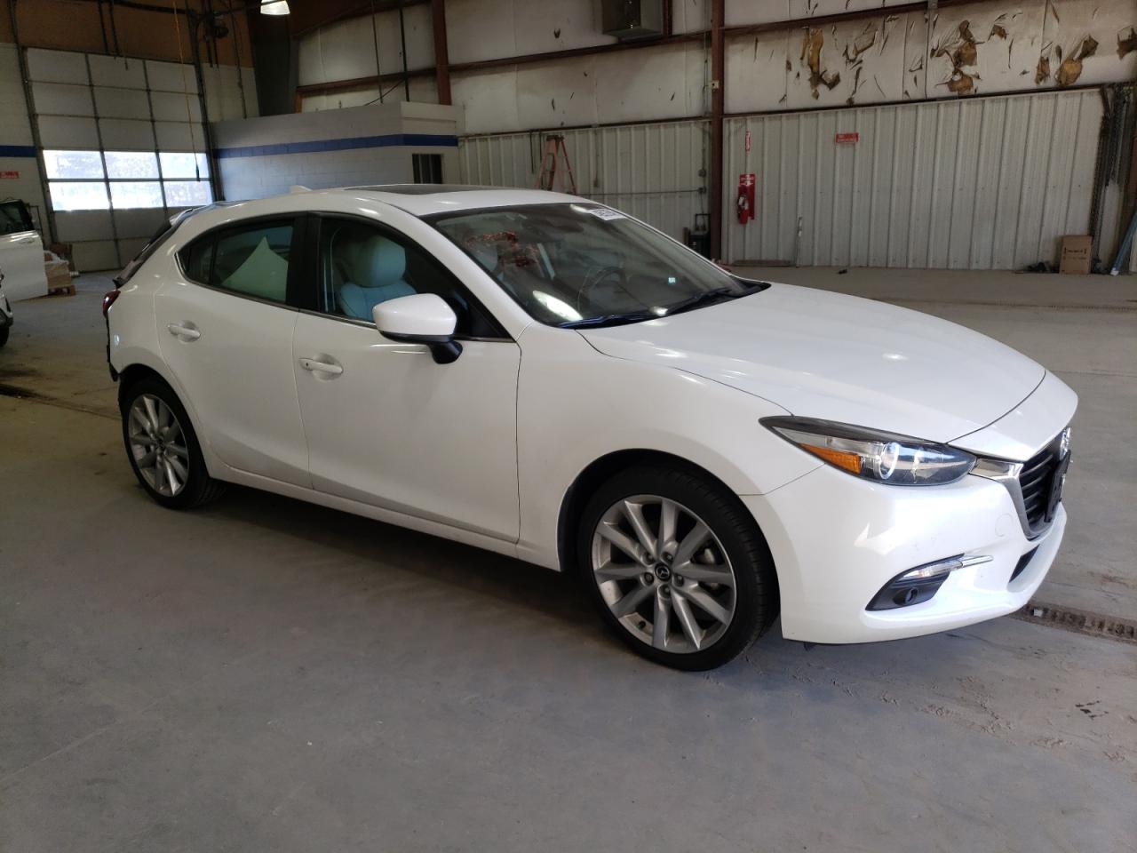 2017 Mazda 3 VIN 3MZBN1M34HM143009 Copart auction photo, rear end damage thumbnail 4