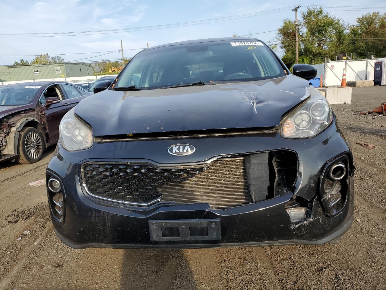 2017 KIA Sportage VIN KNDPMCAC7H7262582 Copart auction photo, front end damage thumbnail 5