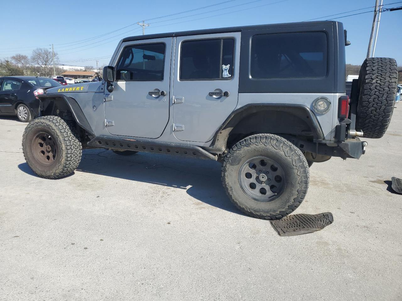 2015 Jeep Wrangler VIN 1C4BJWDG3FL728449 Copart auction photo, all over damage thumbnail 2