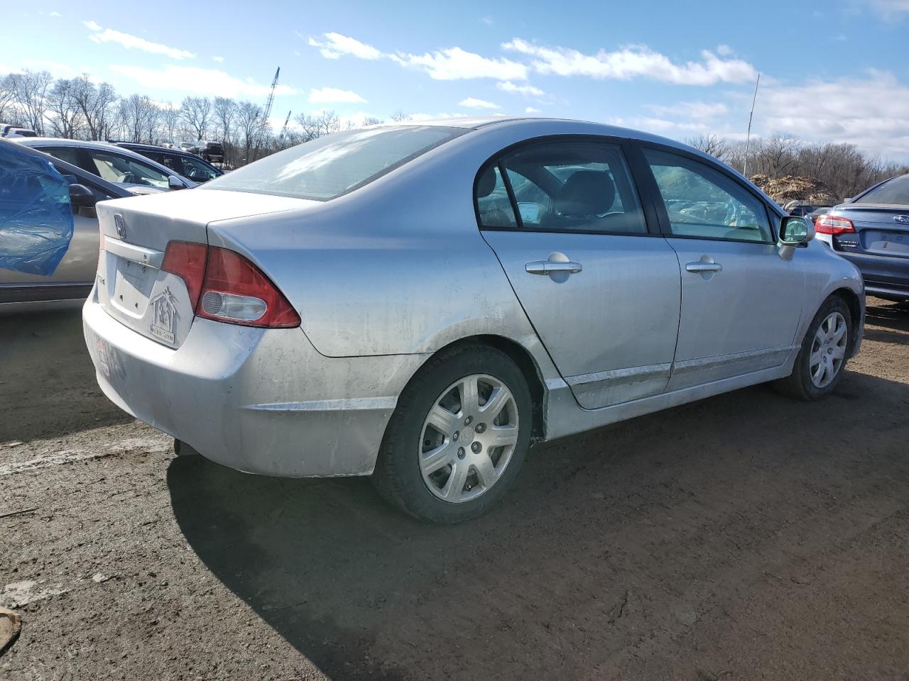 2010 Honda Civic VIN 2HGFA1F5XAH570893 Copart auction photo, front end damage thumbnail 3
