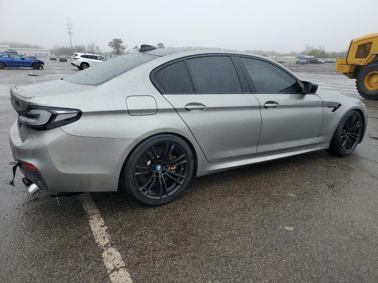 2020 BMW M5 VIN WBSJF0C08LB448874 Copart auction photo, undercarriage / rear end damage thumbnail 3