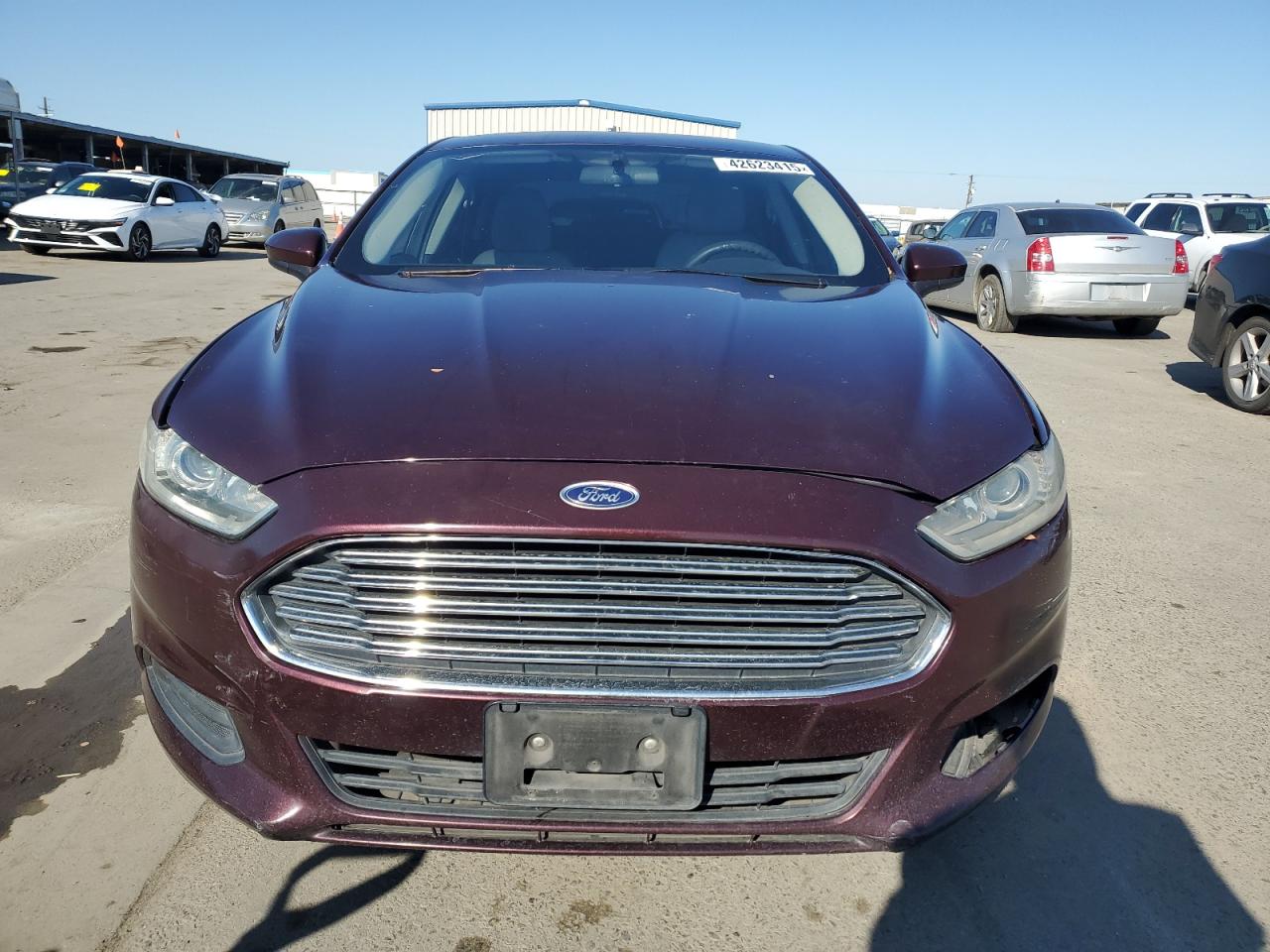 2013 Ford Fusion VIN 3FA6P0G76DR272265 Copart auction photo, rear end / side damage thumbnail 5
