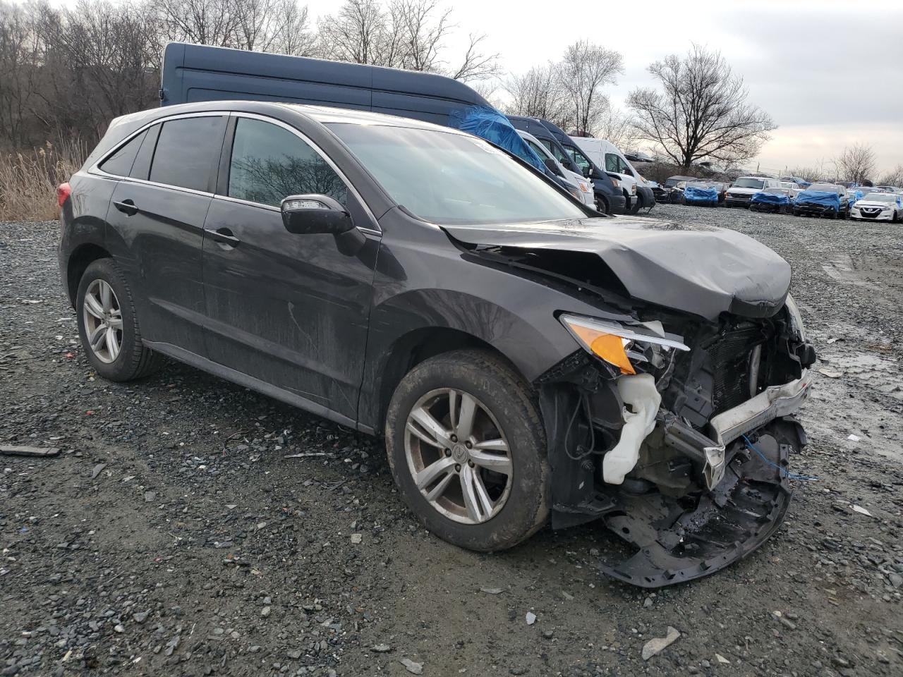 2015 Acura RDX VIN 5J8TB4H32FL024550 Copart auction photo, front end / minor dent/scratches damage thumbnail 4