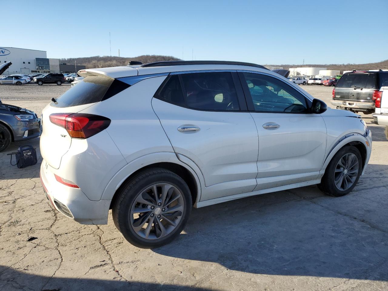 2022 Buick Encore VIN KL4MMDSL9NB053774 Copart auction photo, front end damage thumbnail 3