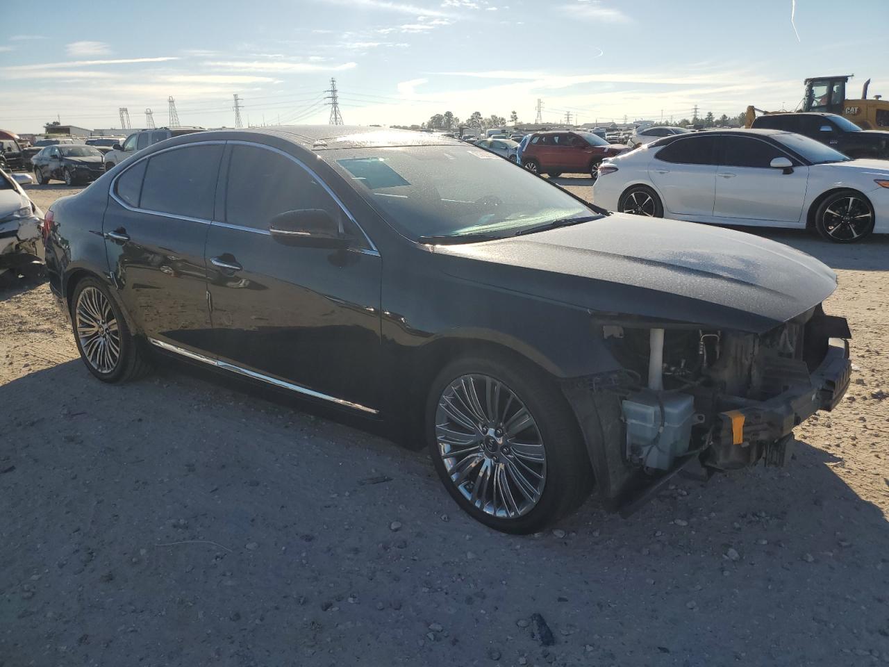 2014 KIA Cadenza VIN KNALN4D72E5149899 Copart auction photo, all over damage thumbnail 4