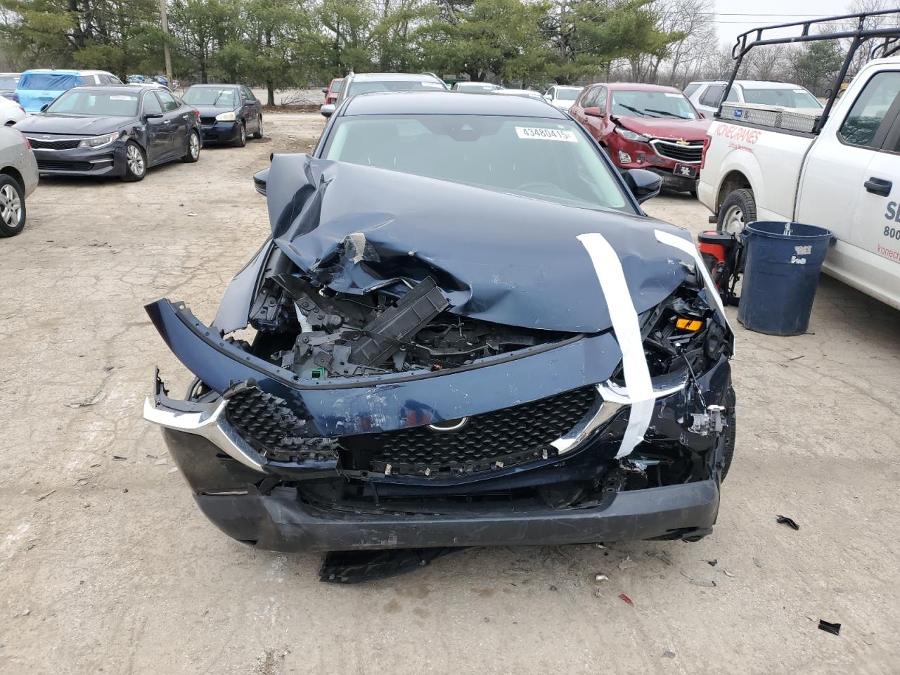 2021 Mazda CX-30 VIN 3MVDMABL4MM232220 Copart auction photo, all over / side damage thumbnail 5