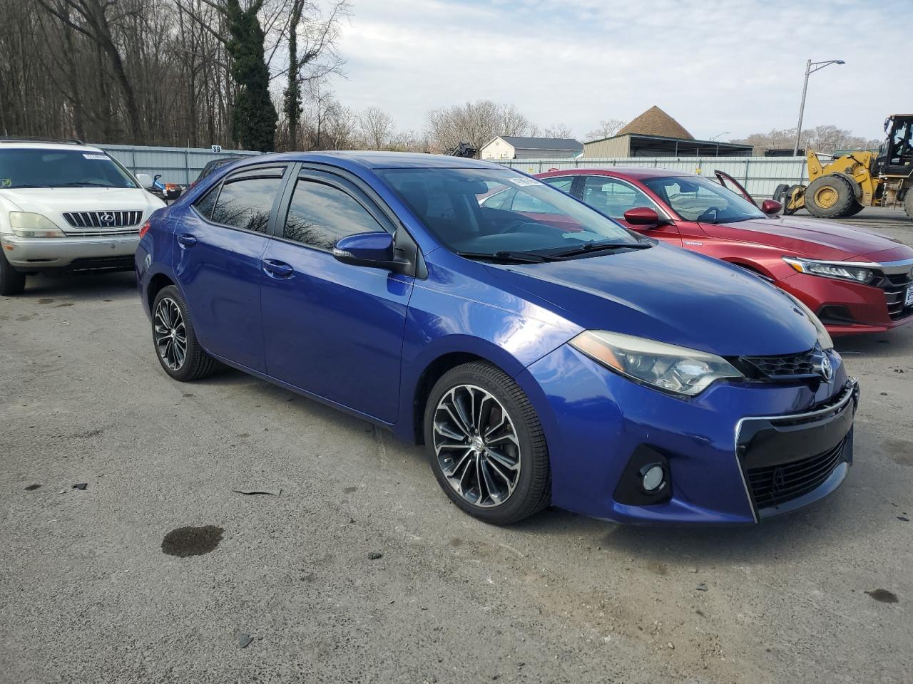 2014 Toyota Corolla VIN 2T1BURHE3EC222840 Copart auction photo, front end damage thumbnail 4