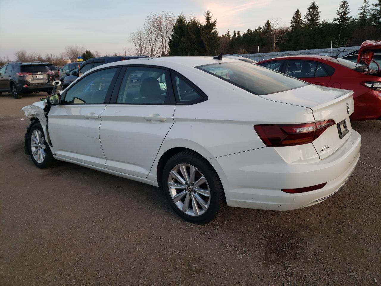 2019 Volkswagen Jetta VIN 3VWE57BU4KM017882 Copart auction photo, front end / side damage thumbnail 2