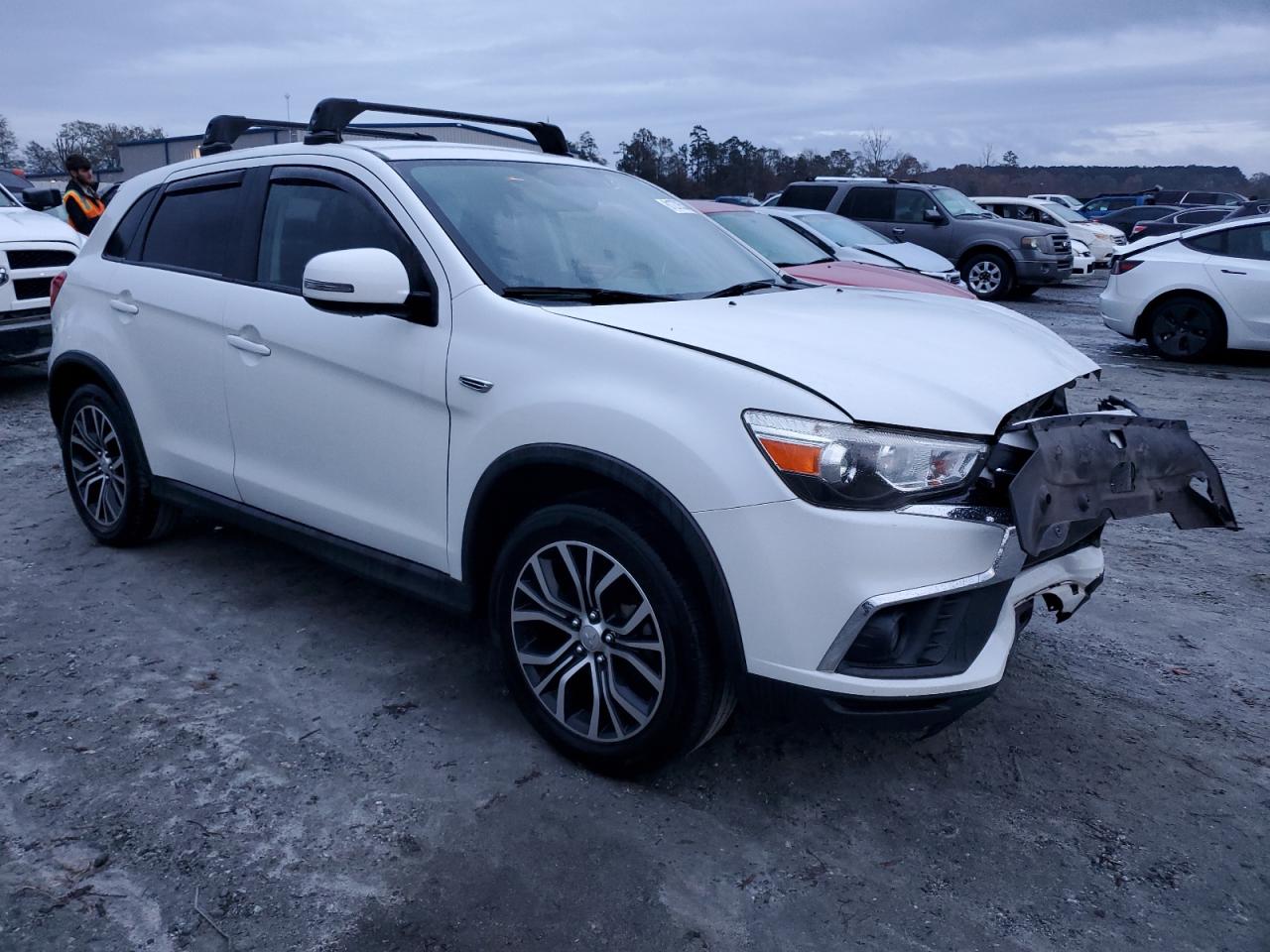 2019 Mitsubishi Outlander VIN JA4AP3AU1KU029581 Copart auction photo, front end damage thumbnail 4