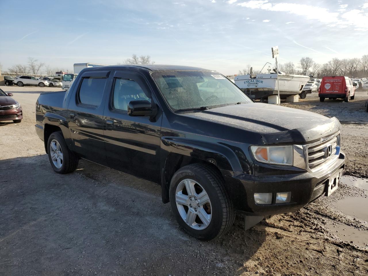 2012 Honda Ridgeline VIN 5FPYK1F58CB454158 Copart auction photo, minor dent/scratches damage thumbnail 4