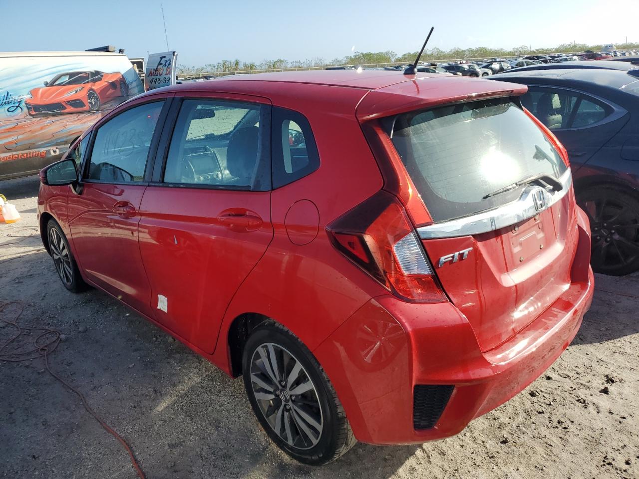 2015 Honda Fit VIN 3HGGK5H83FM771124 Copart auction photo, water/flood damage thumbnail 2