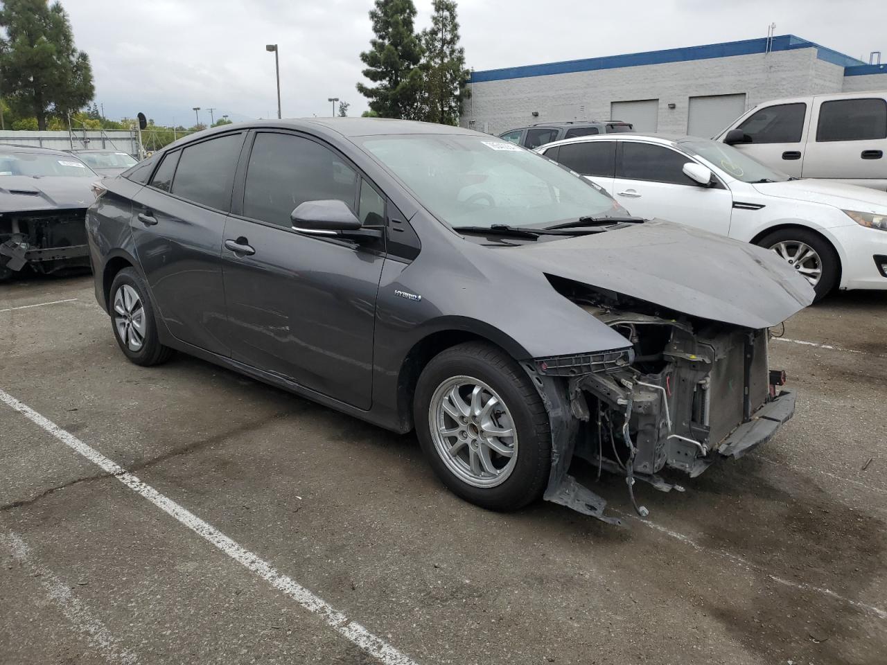 2016 Toyota Prius VIN JTDKARFU3G3006615 Copart auction photo, front end / all over damage thumbnail 4