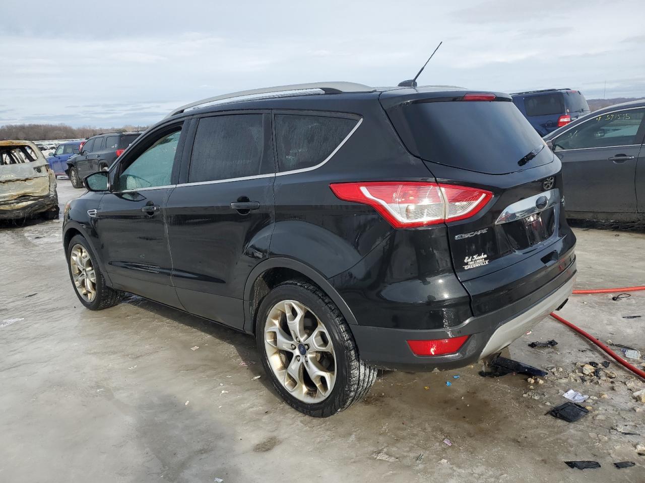 2014 Ford Escape VIN 1FMCU0J99EUA12674 Copart auction photo, front end damage thumbnail 2