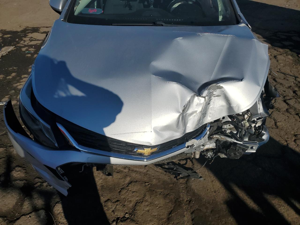 2016 Chevrolet Cruze VIN 1G1BE5SM6G7250585 Copart auction photo, front end / side damage thumbnail 11