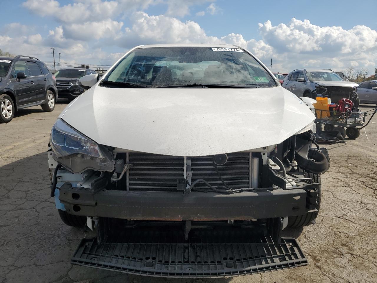 2017 Toyota Corolla VIN 2T1BURHE7HC803178 Copart auction photo, front end / rear end damage thumbnail 5