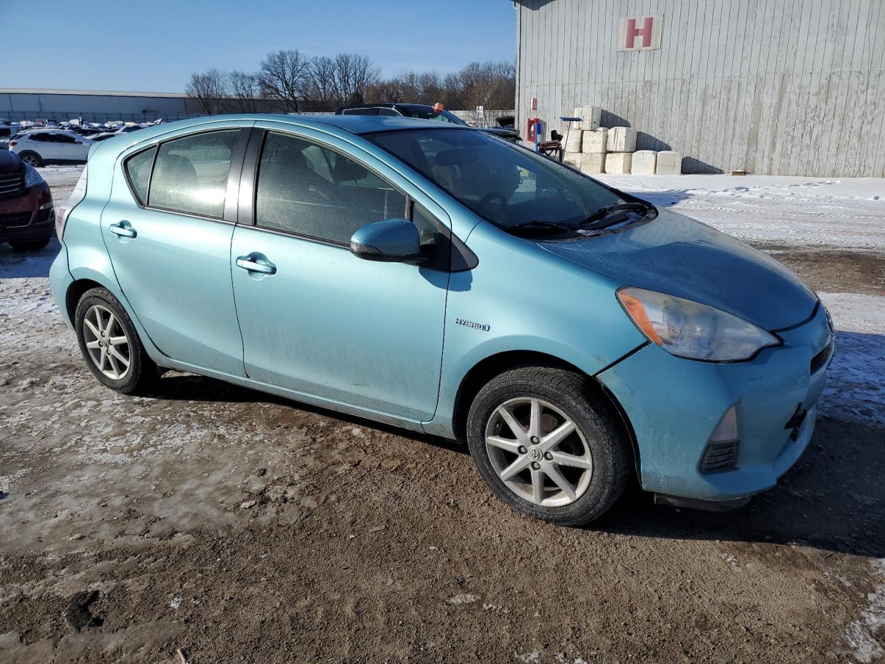 2013 Toyota Prius VIN JTDKDTB37D1035494 Copart auction photo, front end / minor dent/scratches damage thumbnail 4