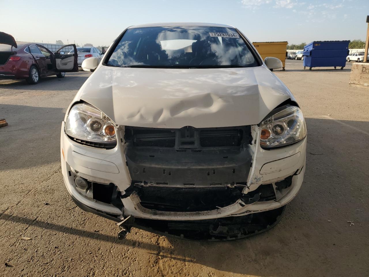 2008 Volkswagen GTI VIN WVWHD71K18W290337 Copart auction photo, rear end / front end damage thumbnail 5