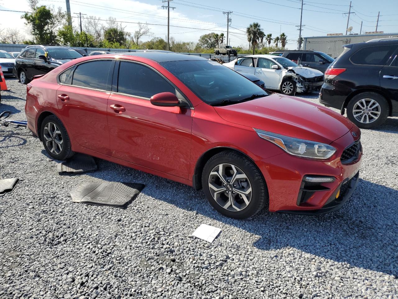 2019 KIA Forte VIN 3KPF24AD7KE112026 Copart auction photo, rear end damage thumbnail 4