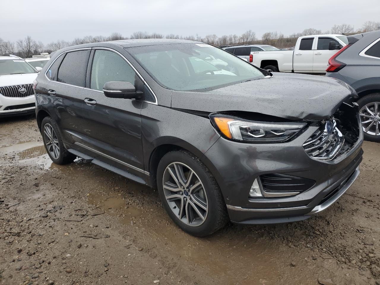 2019 Ford Edge VIN 2FMPK3K96KBC05762 Copart auction photo, front end damage thumbnail 4