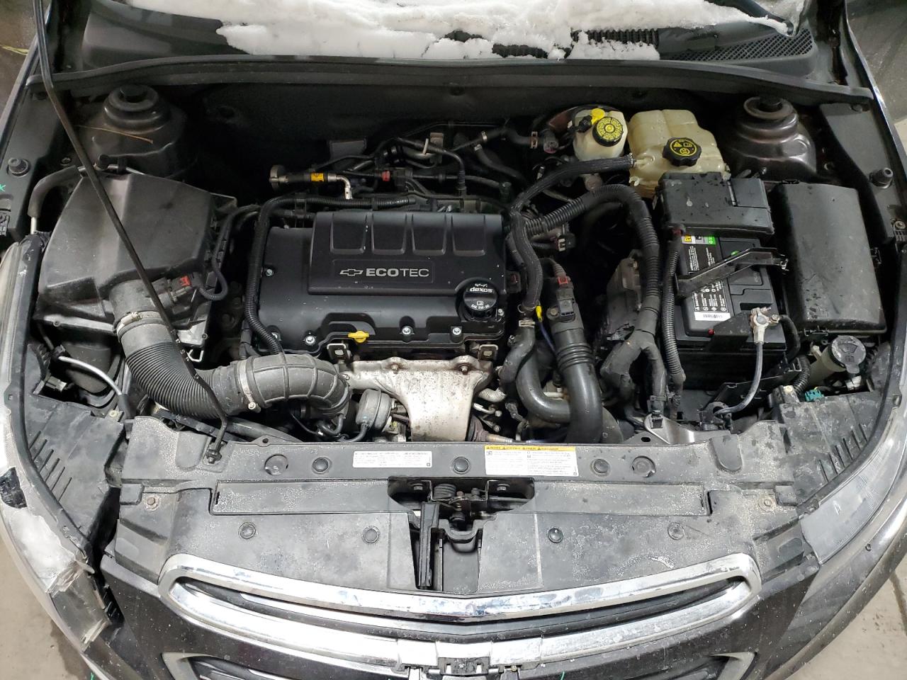 2015 Chevrolet Cruze VIN 1G1PC5SBXF7134511 Copart auction photo, front end / side damage thumbnail 12