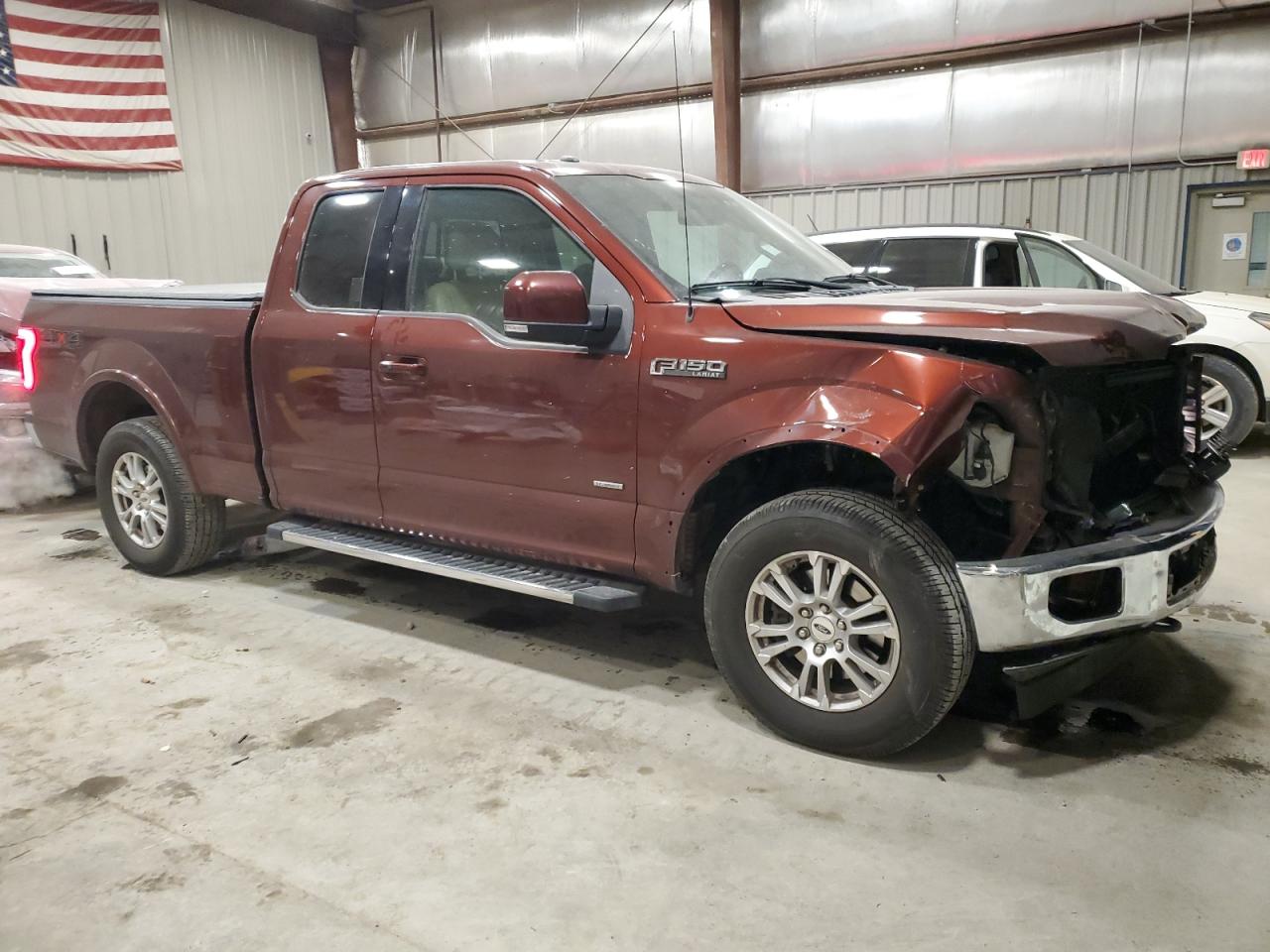 2017 Ford F-150 VIN 1FTEX1EP5HFA28169 Copart auction photo, all over damage thumbnail 4