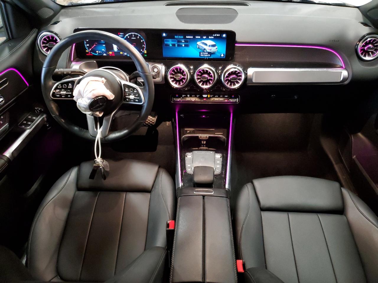 2022 Mercedes-Benz GLB VIN W1N4M4HB2NW250677 Copart auction photo, front end / mechanical damage thumbnail 8