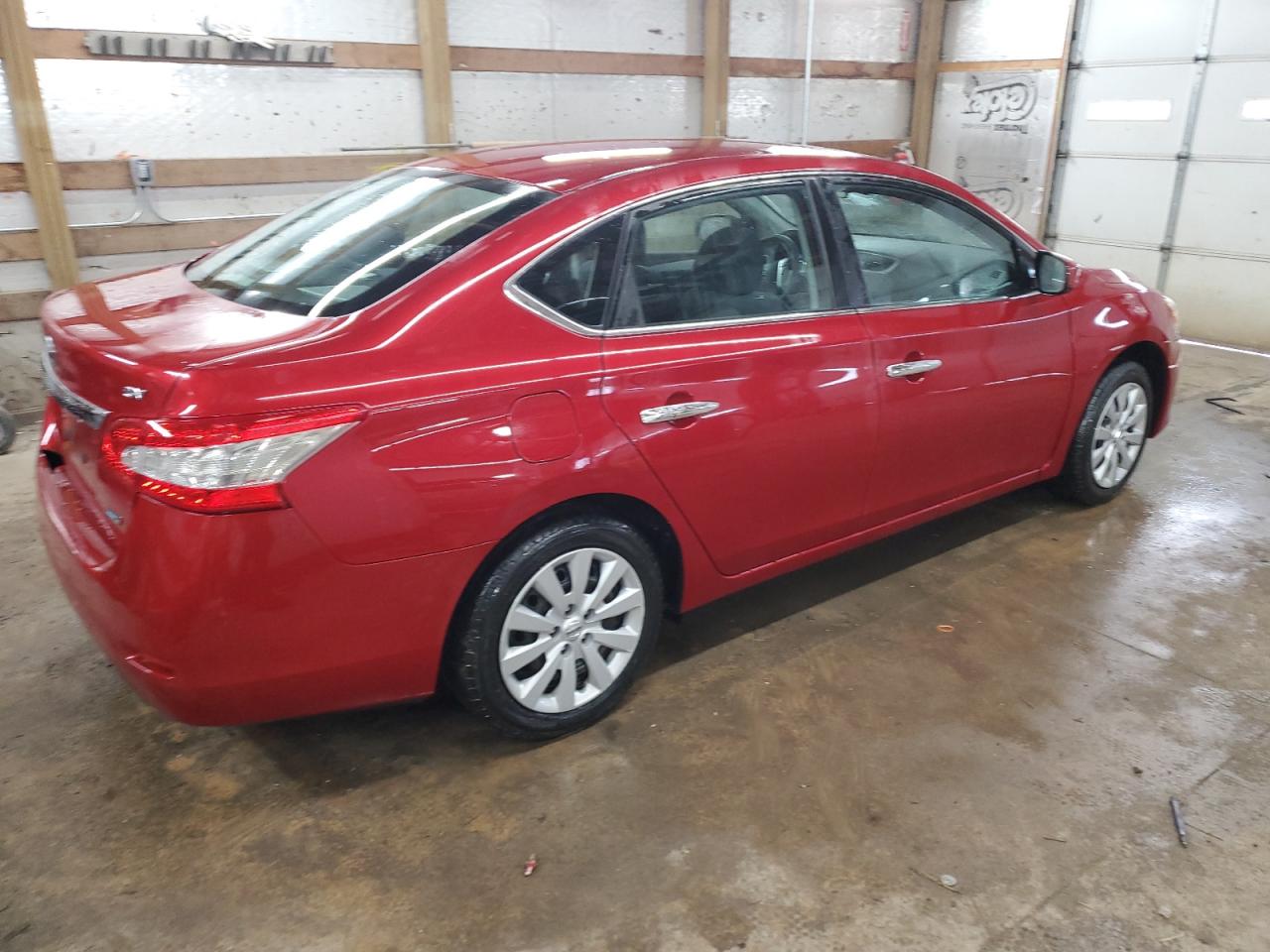2013 Nissan Sentra VIN 3N1AB7AP6DL671476 Copart auction photo, rear end damage thumbnail 3