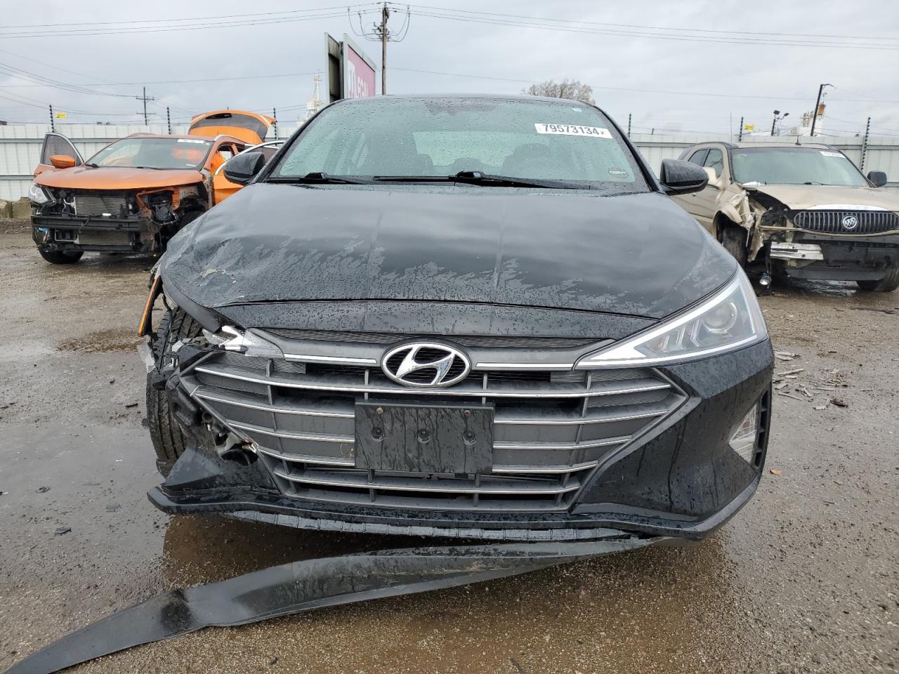 2020 Hyundai Elantra VIN KMHD84LF6LU028654 Copart auction photo, front end / side damage thumbnail 5