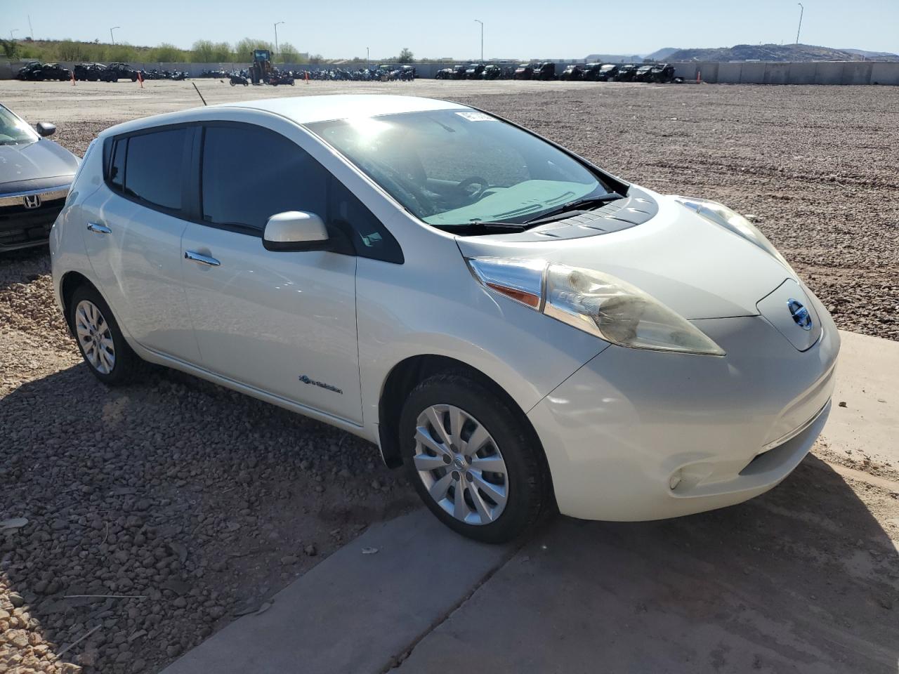 2016 Nissan Leaf VIN 1N4AZ0CP1GC302205 Copart auction photo, mechanical damage thumbnail 4