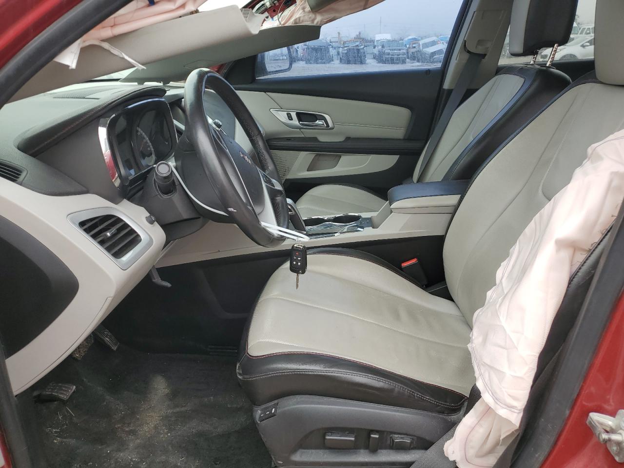 2015 GMC Terrain VIN 2GKFLYE32F6386766 Copart auction photo, side / front end damage thumbnail 7