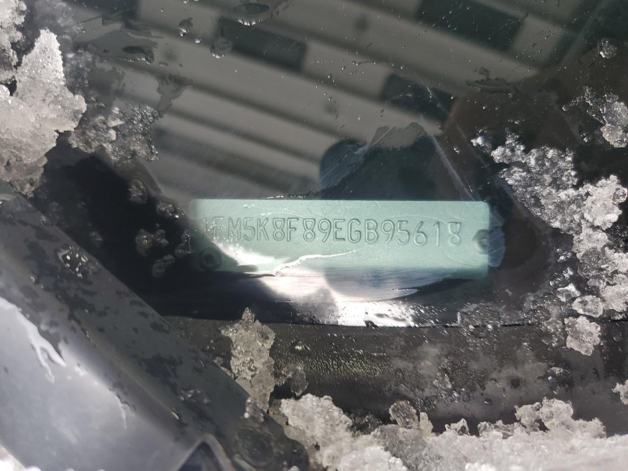 2014 Ford Explorer VIN 1FM5K8F89EGB95618 Copart auction photo, front end damage thumbnail 13