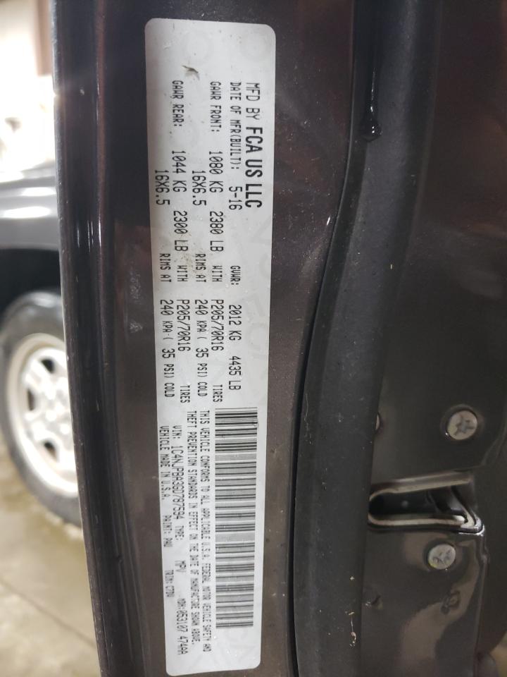 2016 Jeep Liberty (Patriot) VIN 1C4NJPBA3GD787594 Copart auction photo, normal wear damage thumbnail 12
