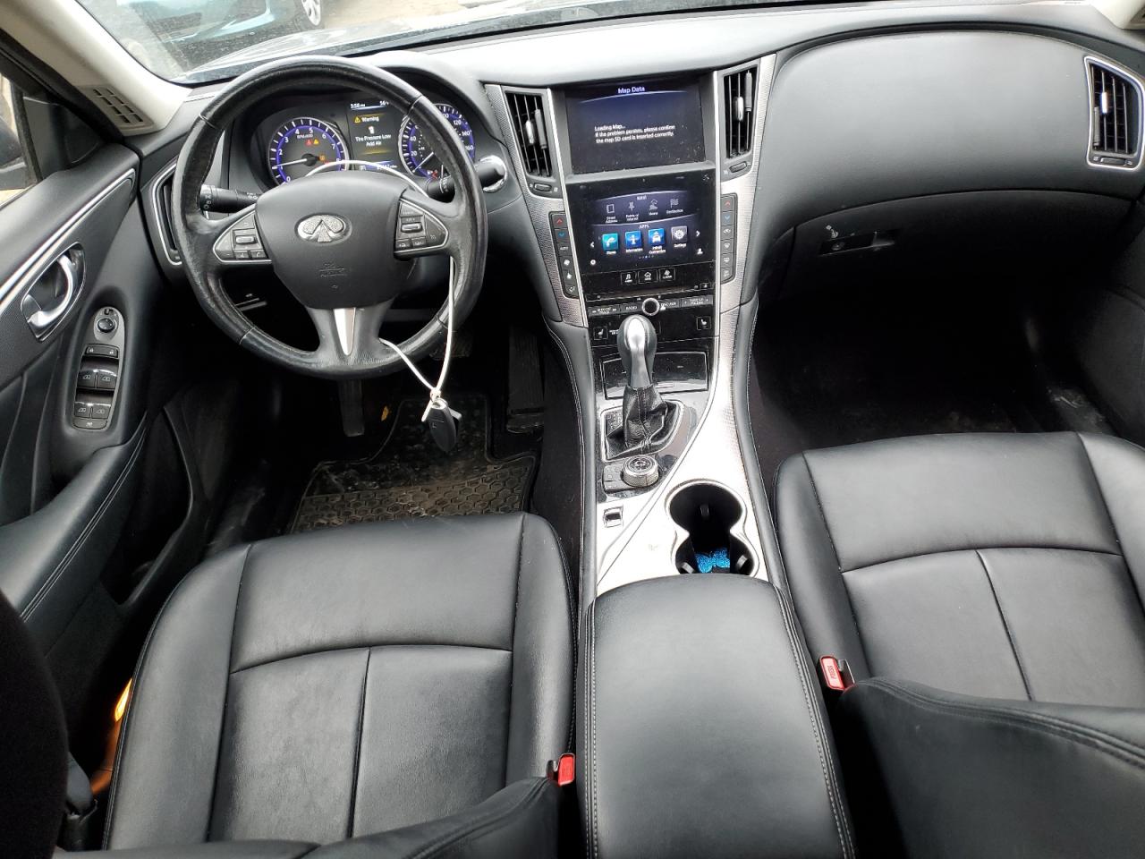 2015 Infiniti Q50 VIN JN1BV7AR0FM421432 Copart auction photo, front end / rear end damage thumbnail 8