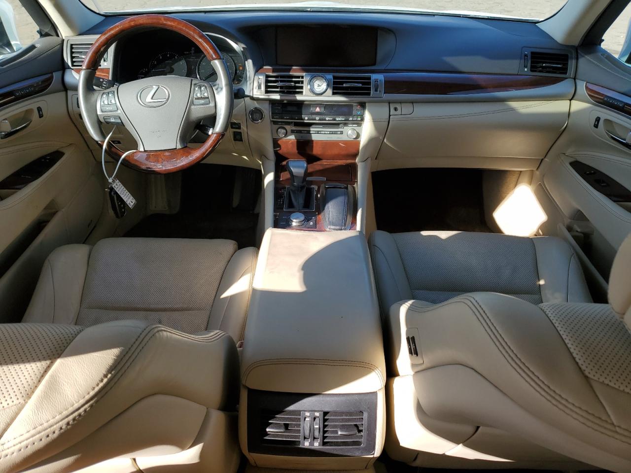 2013 Lexus LS VIN JTHBL5EF8D5122381 Copart auction photo, rear end damage thumbnail 8