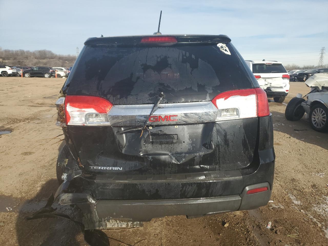 2015 GMC Terrain VIN 2GKALREK1F6146485 Copart auction photo, rollover damage thumbnail 6