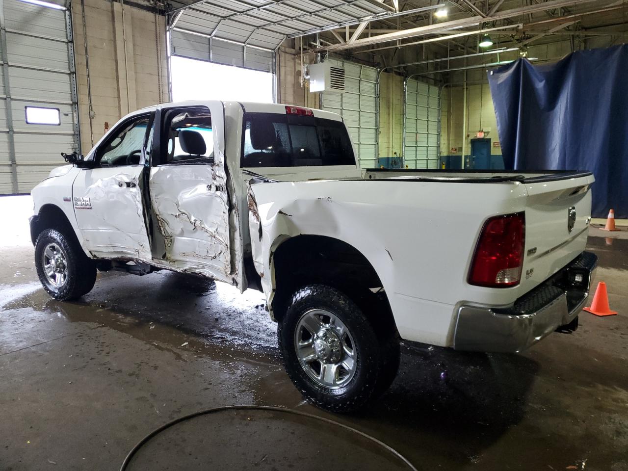2014 RAM 2500 VIN 3C6TR5DT3EG318452 Copart auction photo, side / front end damage thumbnail 2