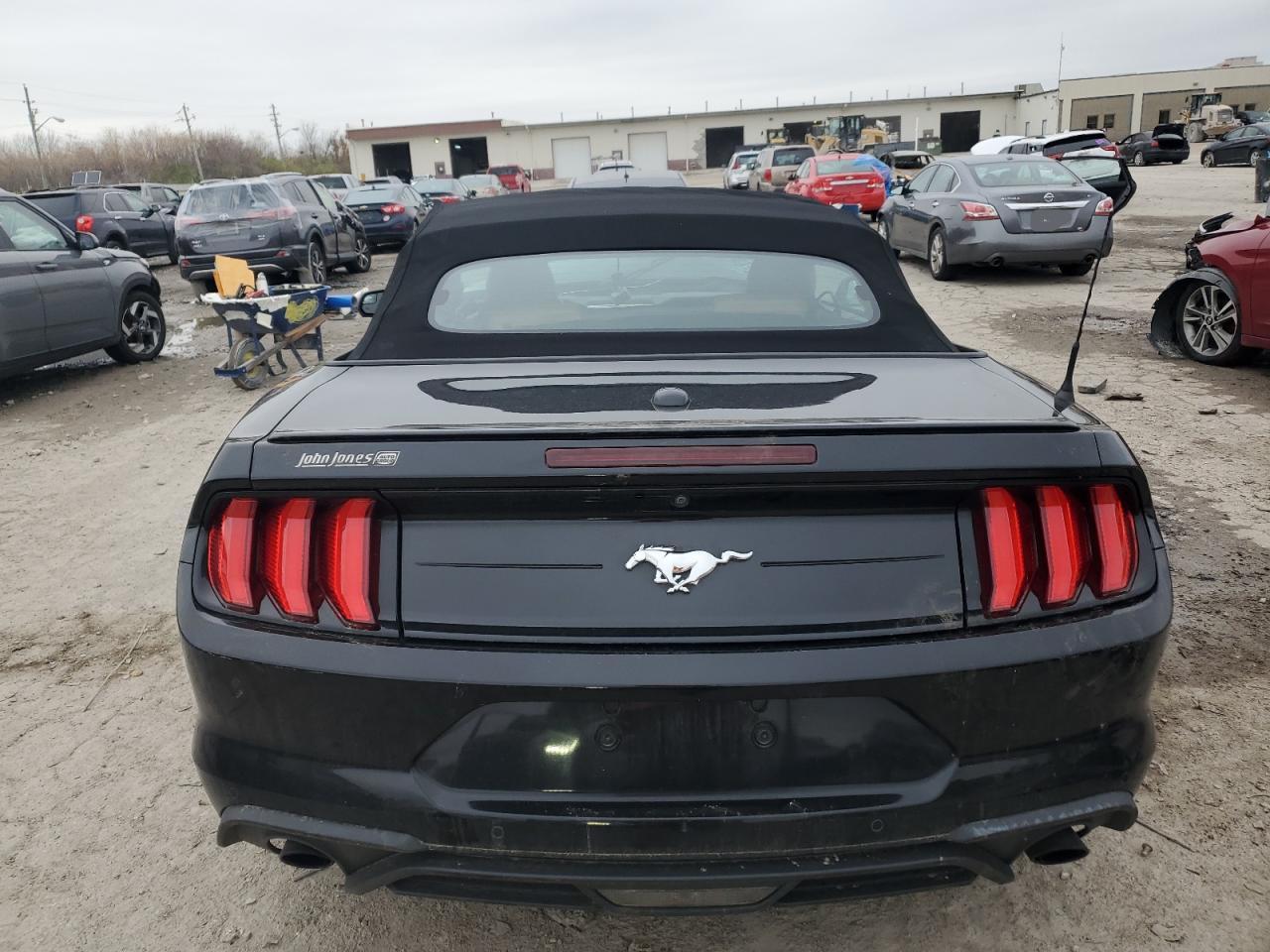 2020 Ford Mustang VIN 1FATP8UH6L5101631 Copart auction photo, front end / side damage thumbnail 6