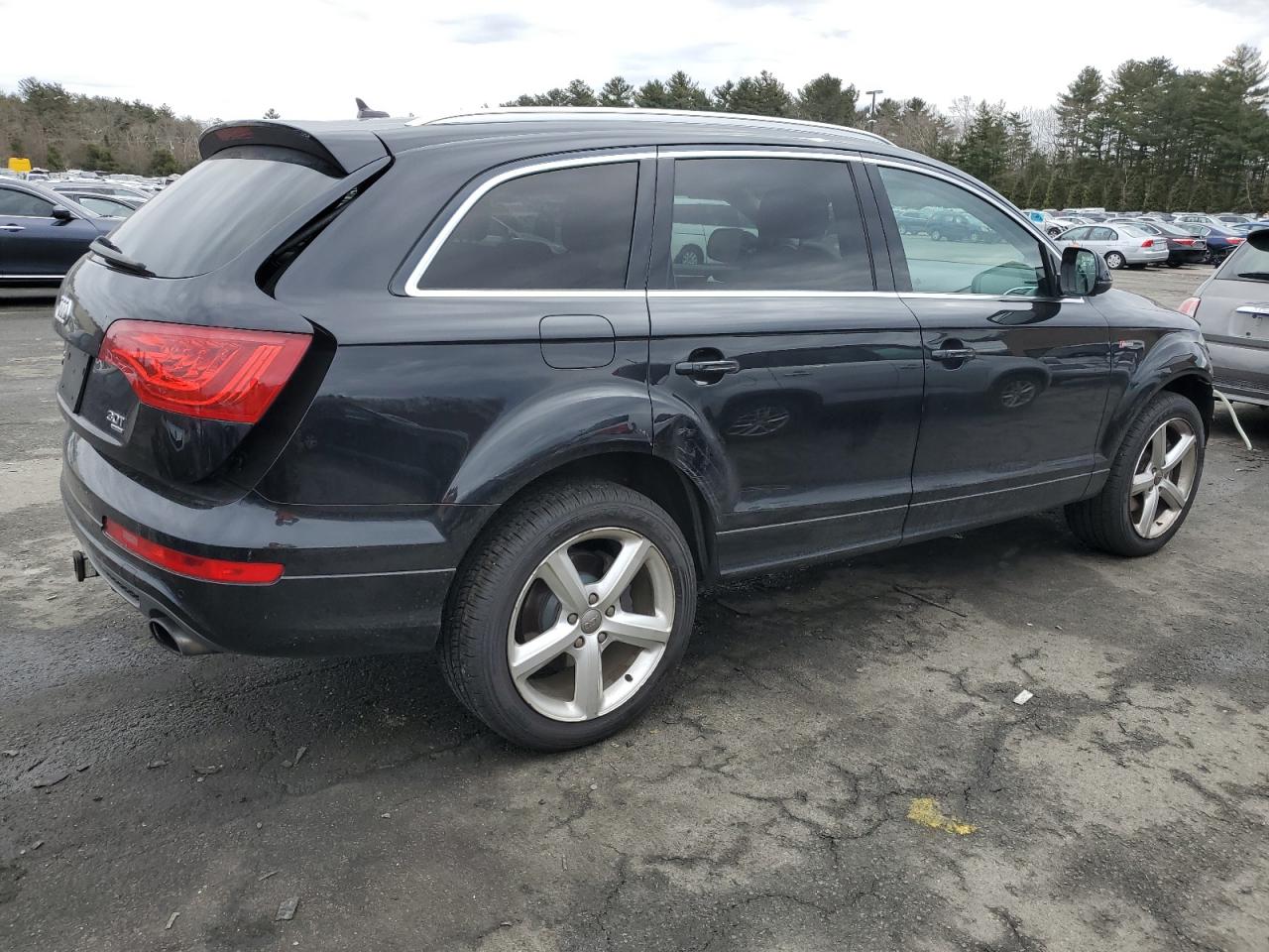 2014 Audi Q7 VIN WA1DGAFE5ED007008 Copart auction photo, front end / minor dent/scratches damage thumbnail 3