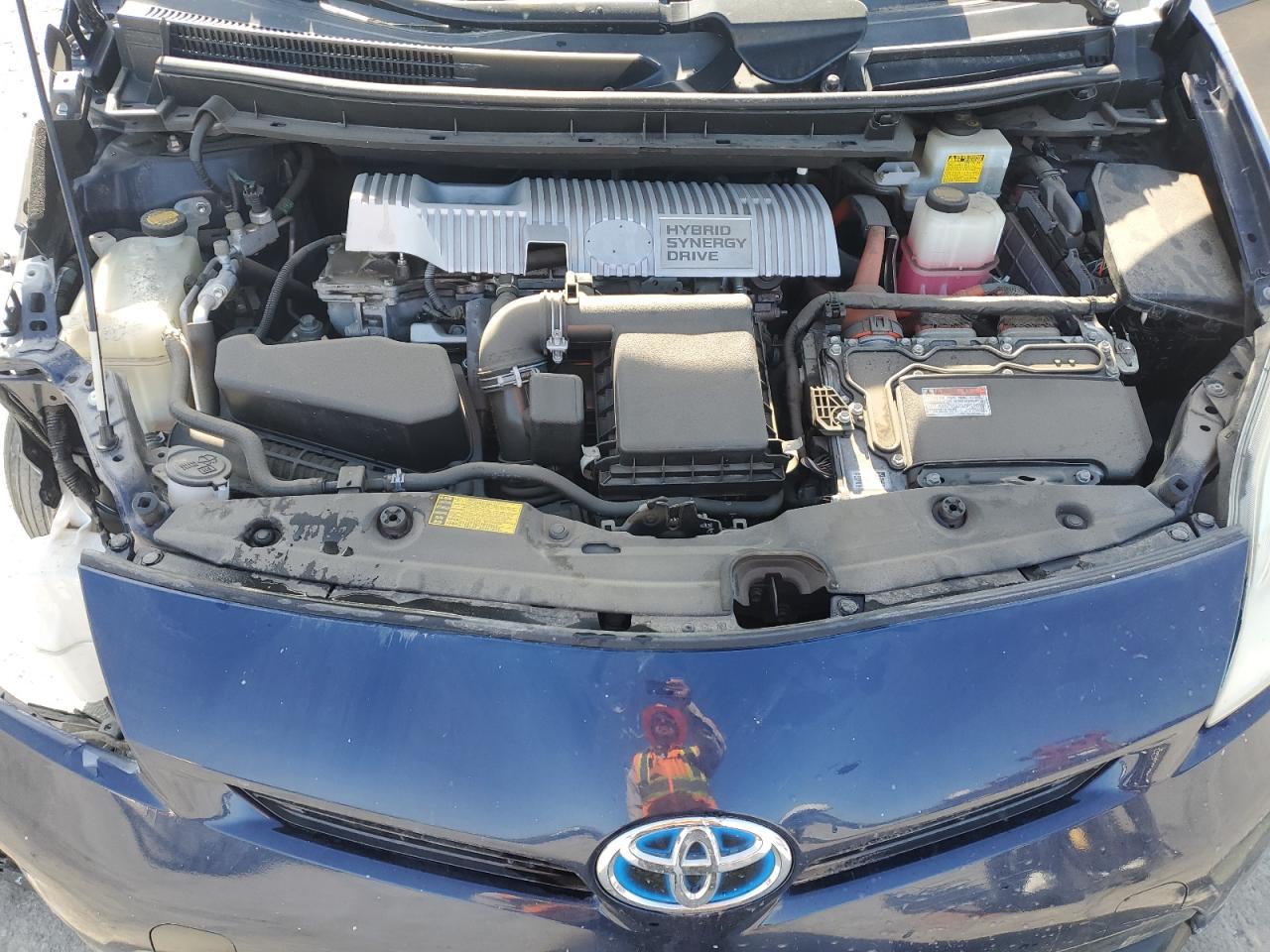 2013 Toyota Prius VIN JTDKN3DU1D0349859 Copart auction photo, front end damage thumbnail 13