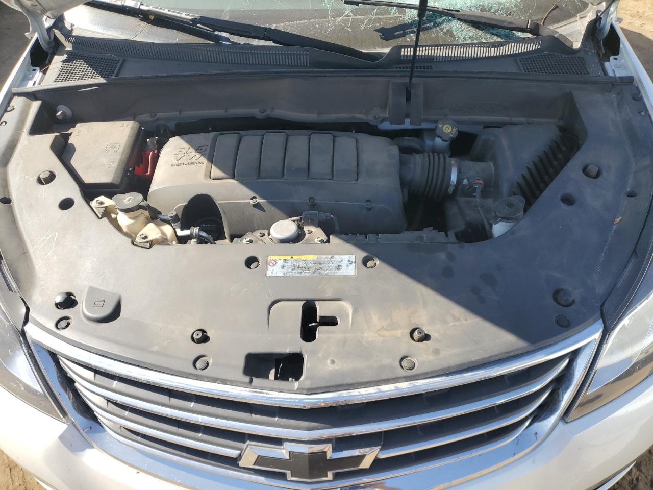 2017 Chevrolet Traverse VIN 1GNKVHKD2HJ352339 Copart auction photo, top/roof / front end damage thumbnail 13
