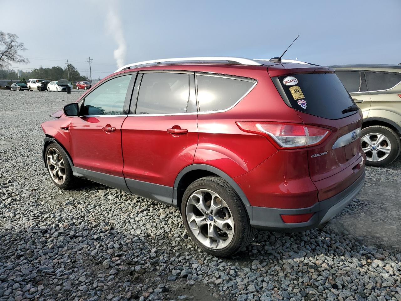 2014 Ford Escape VIN 1FMCU0J98EUA50445 Copart auction photo, front end damage thumbnail 2