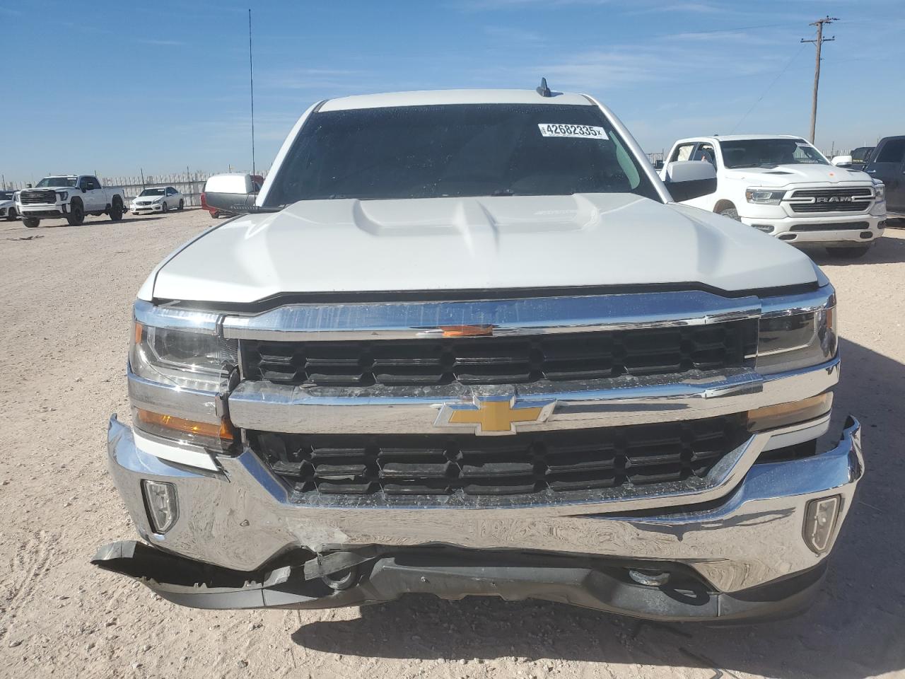 2017 Chevrolet Silverado VIN 3GCUKREC2HG364110 Copart auction photo, all over damage thumbnail 5