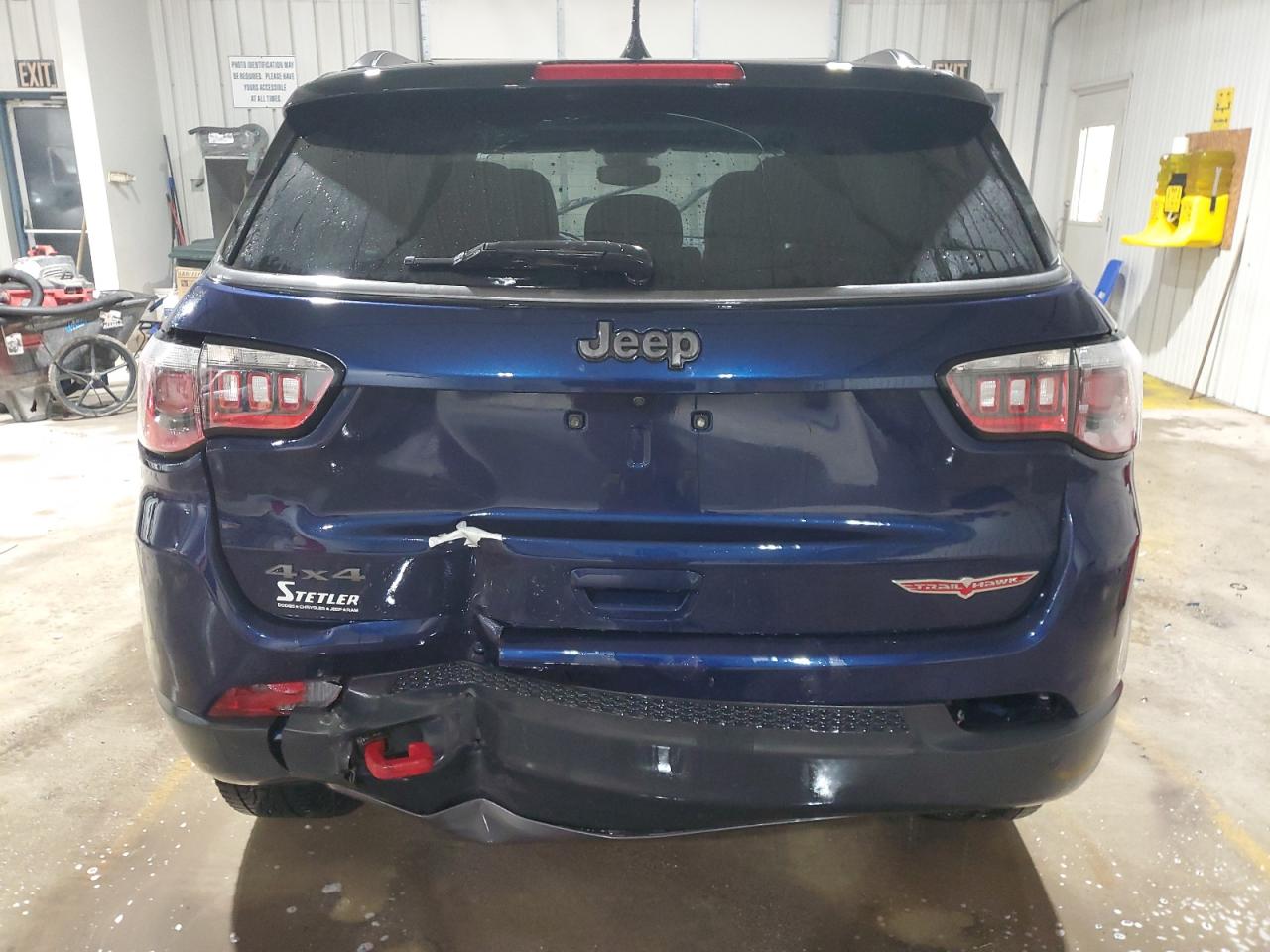 2017 Jeep Compass VIN 3C4NJDDB2HT639856 Copart auction photo, rear end damage thumbnail 6