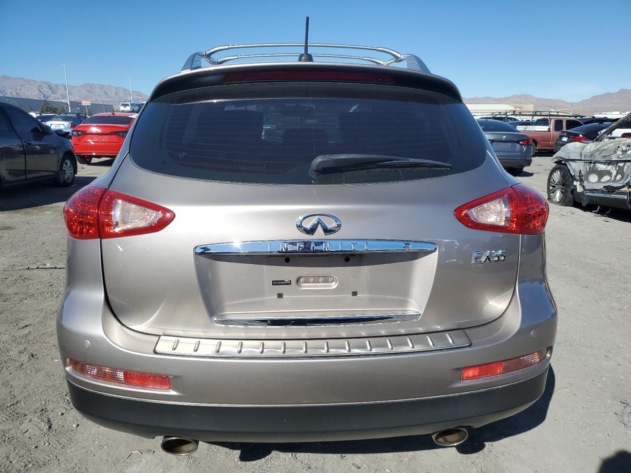 2010 Infiniti EX VIN JN1AJ0HR2AM755748 Copart auction photo, front end damage thumbnail 6