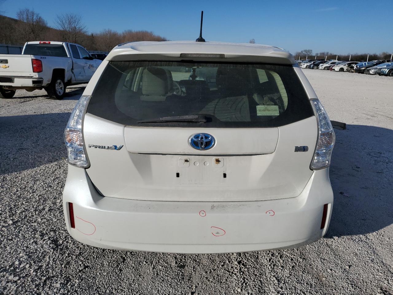 2013 Toyota Prius VIN JTDZN3EU8D3263234 Copart auction photo, all over damage thumbnail 6