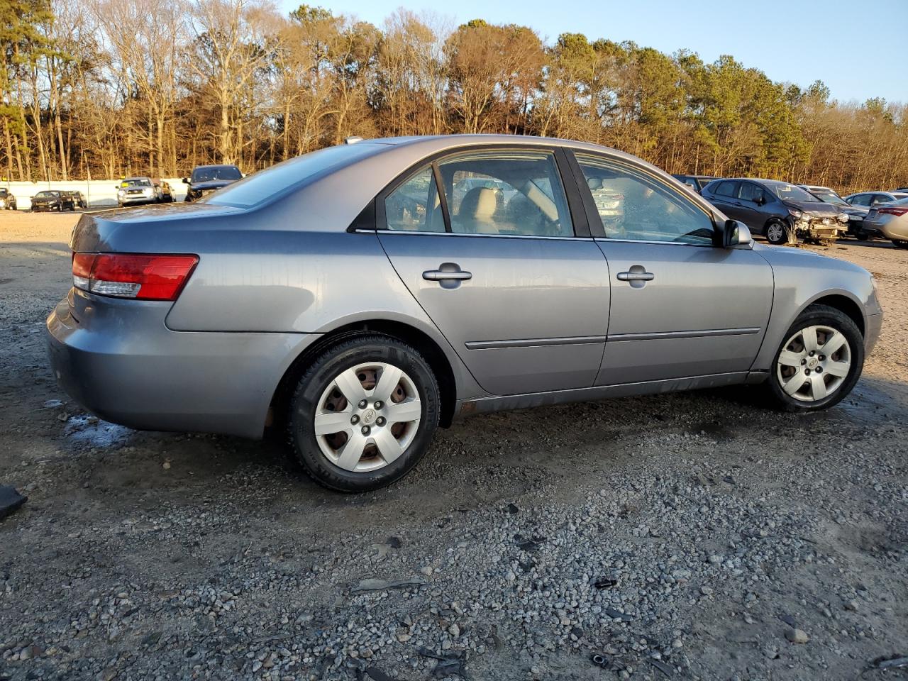 2008 Hyundai Sonata VIN 5NPET46C78H331372 Copart auction photo, front end / side damage thumbnail 3